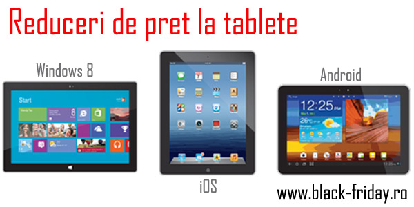 Reduceri la tablete intre 15 – 21 noiembrie 2012
