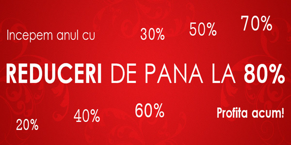 Reduceri de pana 80% la matar – ianuarie 2013