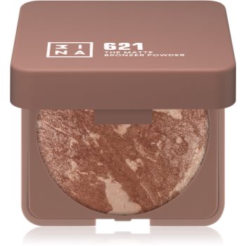 Black Friday 3INA The Bronzer Powder pudra compacta pentru bronzat