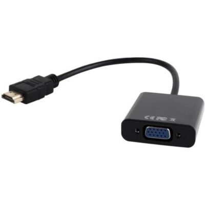 Black Friday 2022 Adaptor Gembird HDMI 1.4 Male - VGA Female (Negru)