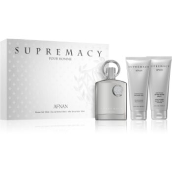 Black Friday 2022 Afnan Supremacy Silver set cadou pentru bărbați