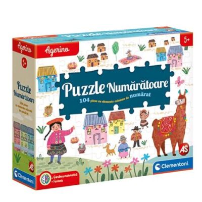 Black Friday 2022 Agerino - Joc educativ Puzzle numaratoare