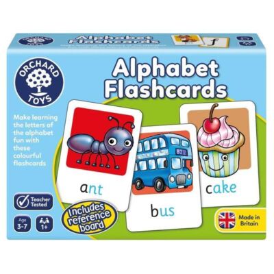 Black Friday 2024 Alphabet Flashcards. Cartonase cu alfabetul