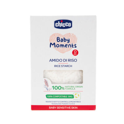 Black Friday 2022 Amidon dermatologic din orez pentru baie Chicco Baby Moments Sensitive