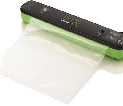 Black Friday 2022 Aparat de ambalare in vid Laica VT3104 Extra Slim Pro (Negru/Verde)