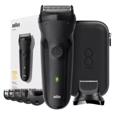 Black Friday 2022 Aparat de ras electric Braun Series 3 MBS3 Max Braun 100 years Design Edition