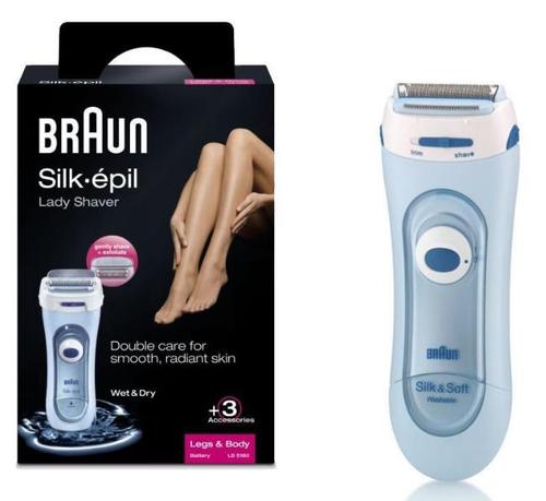 Black Friday Aparat de ras electric pentru femei Braun LS 5160 (Alb/Albastru)