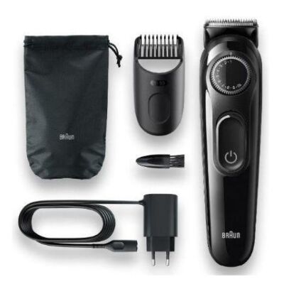 Black Friday Aparat de tuns barba Braun BT3324 (Negru)