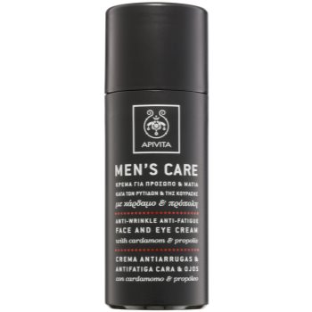 Black Friday 2022 Apivita Men's Tonic Cream Cardamom & Propolis crema anti-rid pentru față și ochi