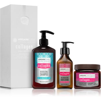 Black Friday 2022 Arganicare Collagen Revitalizing and Restructing Program Set set cadou (cu efect revitalizant)
