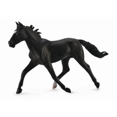 Black Friday 2022 Armasar Standardbred Pacer Black - Animal figurina