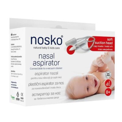 Black Friday 2022 Aspirator nazal pentru copii cu vârf moale Nosko