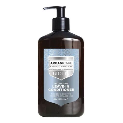 Black Friday 2022 Balsam Fara Clatire cu Biotina pentru Par Uscat sau Deteriorat - Arganicare Hydrating Leave-In Conditioner For Dry and Damaged Hair
