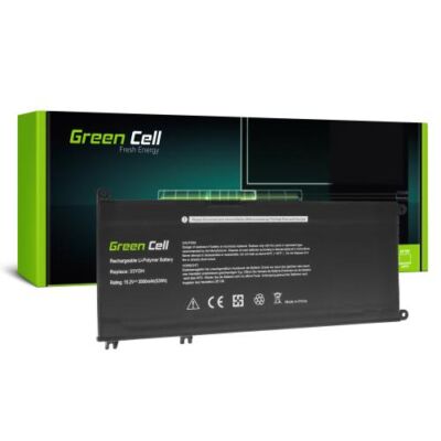 Black Friday 2022 Baterie laptop Green Cell 33YDH pentru Dell Inspiron G3 3579 3779 G5 5587 G7 7588 7577 7773 7778 7779 7786 Latitude 3380 3480 3490 3590