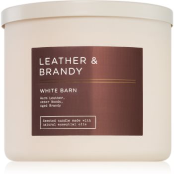 Black Friday Bath & Body Works Leather & Brandy lumânare parfumată