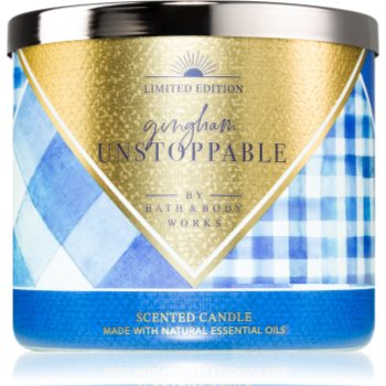 Black Friday 2022 Bath & Body Works Limited Edition Gingham Unstoppable lumânare parfumată