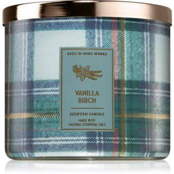 Black Friday 2022 Bath & Body Works Vanilla Birch lumânare parfumată cu uleiuri esentiale