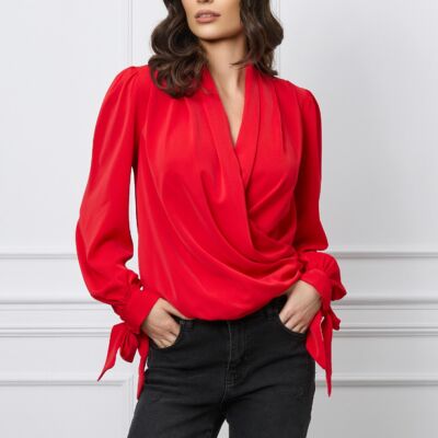 Black Friday Bluza MBG rosie cu bust petrecut