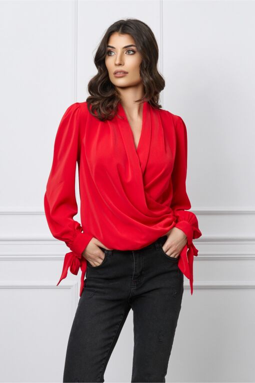 Black Friday Bluza MBG rosie cu bust petrecut