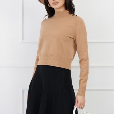 Black Friday 2022 Bluza Mara crem cu nasturi decorativi