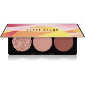 Black Friday Bobbi Brown Sunkissed Glow The Essential Eyeshadow Trio paletă cu farduri de ochi