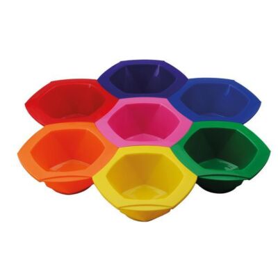 Black Friday 2022 Boluri Rainbow colorate pentru vopsea 7 buc - Comair Professional