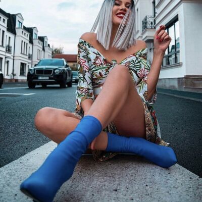 Black Friday Botine dama Beuf Albastre