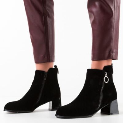Black Friday Botine dama Henrietta Negre