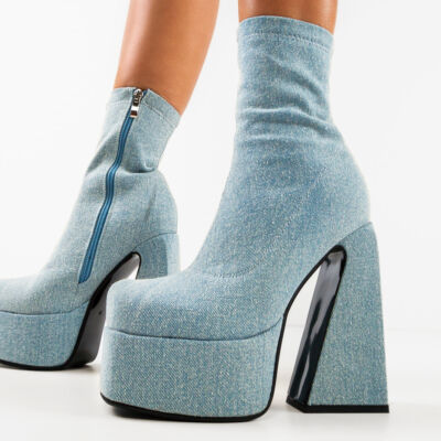 Black Friday Botine dama Huron Albastre