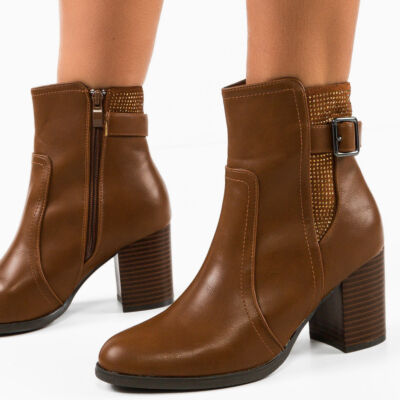 Black Friday 2022 Botine dama Kiana Camel