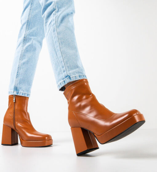 Black Friday 2022 Botine dama Kids Camel