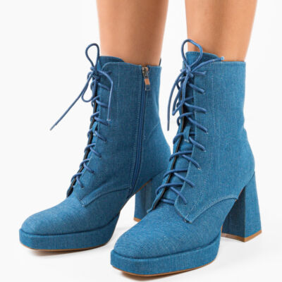 Black Friday Botine dama Lera Albastre