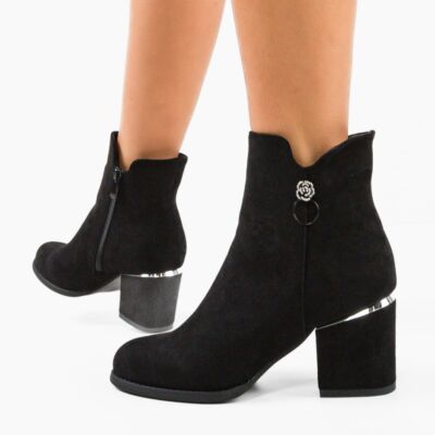 Black Friday Botine dama Reuben Negre