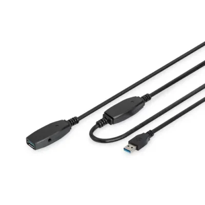 Black Friday 2022 Cablu prelungitor activ USB 3.0 tata-mama 15 metri
