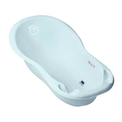Black Friday 2022 Cadita copii Bleu Deschis Duck 102 cm cu senzor de temperatura DK 005 - Tega Baby