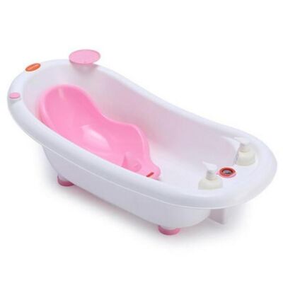 Black Friday 2022 Cadita ergonomica cu reductor detasabil si termometru Little Mom Pink