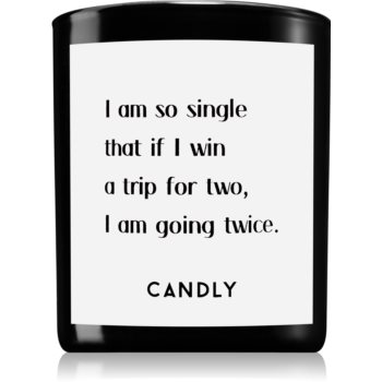 Black Friday 2022 Candly & Co. I am so single lumânare parfumată