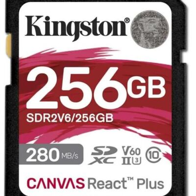 Black Friday 2022 Card de memorie Kingston Canvas React Plus SDXC