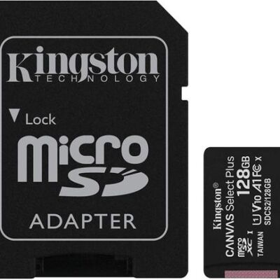 Black Friday 2022 Card de memorie MicroSD Kingston Canvas Select Plus