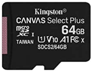 Black Friday Card de memorie MicroSD Kingston Canvas Select Plus