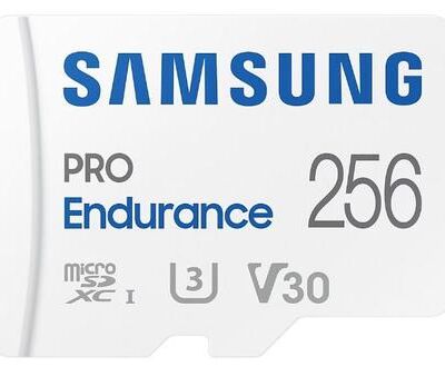 Black Friday 2022 Card de memorie SAMSUNG PRO Endurance microSDXC MB-MJ256KA/EU
