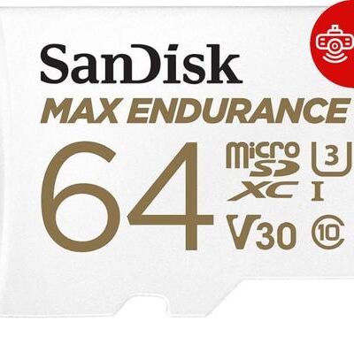 Black Friday 2022 Card de memorie Sandisk MAX Endurance microSDXC