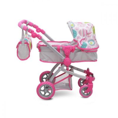 Black Friday 2024 Carucior pentru papusi Moni Pink Rose