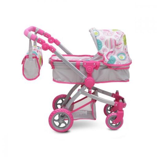 Black Friday 2024 Carucior pentru papusi Moni Pink Rose