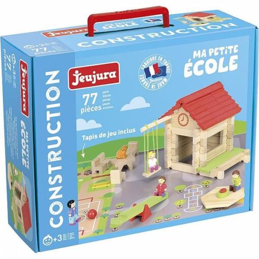 Black Friday 2022 Casuta de construit Scoala 77 piese