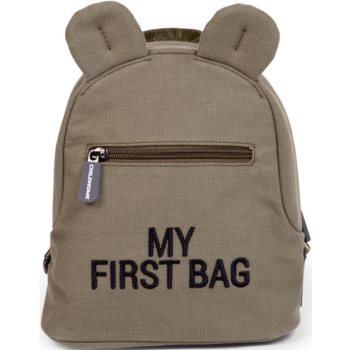 Black Friday 2022 Childhome My First Bag Canvas Khaki rucsac pentru copii