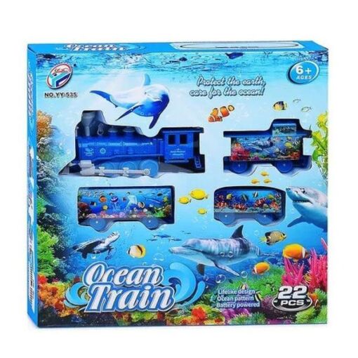 Black Friday 2022 Circuit cu Trenulet Electric Ocean Train