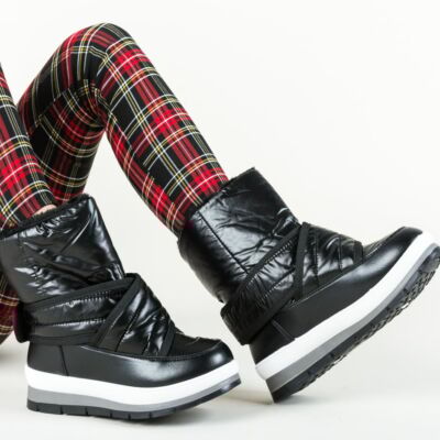 Black Friday Cizme Tip Ug Sohaib Negre