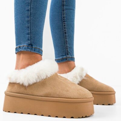 Black Friday Cizme tip Ug Aary Bej