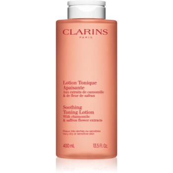 Black Friday Clarins Cleansing Soothing Toning Lotion tonic de curatare si calmant pentru ten uscat și sensibil